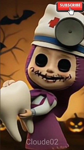 Masha boneka anabel😱#mashaandbear #cartoon #shorts