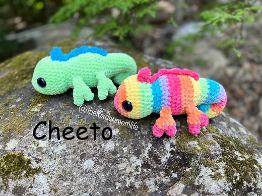 CROCHET PATTERN: Cheeto the Baby Chameleon - Etsy