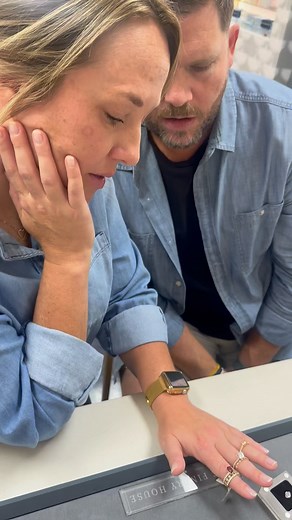 The Finery House: Fine Jewelry on Instagram: "“Did you hear what he said at the end?” “He gets a say too, ladies 🥰 But most importantly—so do you.” This season is full of fresh, joyful beginnings for couples like this one. He’s hers. She’s his. And the love? It’s as real as it gets. 💍 We’ve seen more and more couples driving in from Nashville, Knoxville, and Atlanta for something that feels… different. More personal. More “you.” Our Signature Engagement Experience: We design with heart, honest