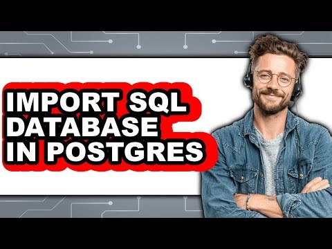 How to Import Sql Database in Postgres (only Way)