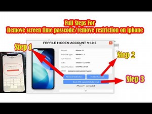 Remove screen time passcode|| remove restriction on iphone || Hidden iCloud manu| genius manu icloud