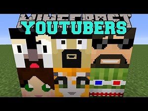 Minecraft: MORE YOUTUBER BLOCKS (STAMPYLONGHEAD, IBALLISTICSQUID, & THEATLANTICCRAFT) Mod Showcase
