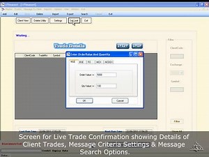 i-Pheasant  Live-Trade Confirmation Software