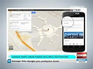Google Maps umum fungsi 'Multiple Destination'