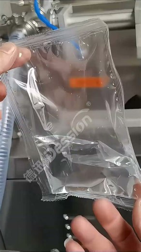 Automatic 4 Side Seal Bag Sauce Packaging Machine #packagingmachinery #packingmachine