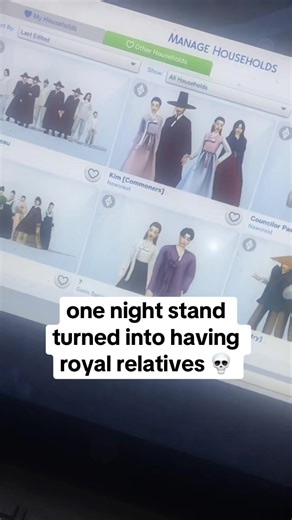 Royal Drama in The Sims: Unplanned Relationships