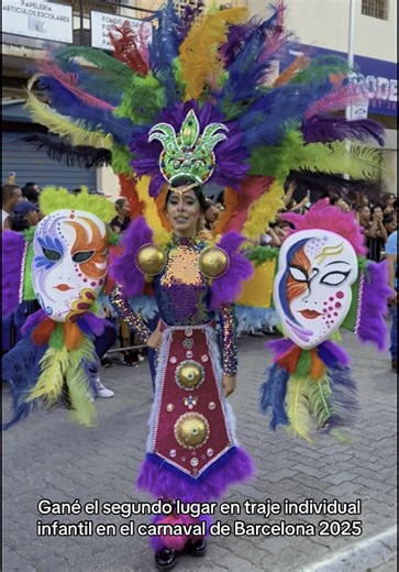 2do Lugar en Traje Infantil de Carnaval Barcelona 2025