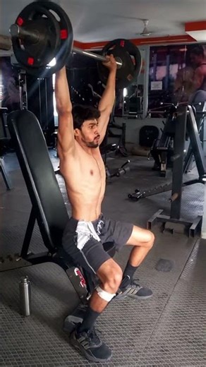 Shoulder Hit exercise 😈 #gym #workout #desivideos #india #funny