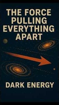 Dark Energy Explained | The Mysterious Force Expanding the Universe #sciencefacts #universe