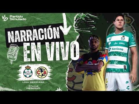 🟢 SANTOS VS AMÉRICA NARRACION EN VIVO / PARTIDO SIMULADO PES 2026