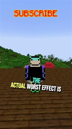 What Is The Worst Effect In Minecraft? #shorts #gaming #gamingvideos #minecraft