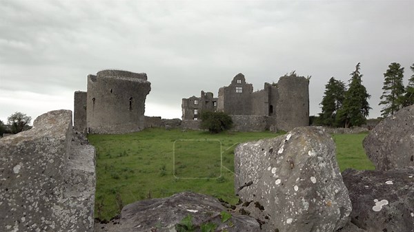 Roscommon castle in the Republic of Ireland Stock Video Footage - Alamy