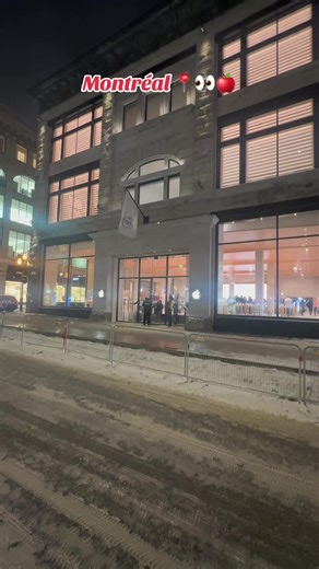 1255 Rue Sainte-Catherine West (corner of Rue de la Montagne) in a historic building Apple is opening a new flagship store, Apple Sainte-Catherine, in a historic building in downtown Montreal on Friday, January 16, 2026, moving from its previous nearby location to 1255 Rue Sainte-Catherine West, blending retail with architecture and local art by Catherine Potvin to celebrate the community. #montréal #montreal