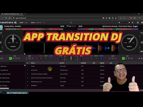 Como Usar o APP Transitions DJ