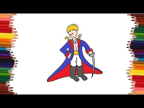 How to draw THE LITTLE PRINCE