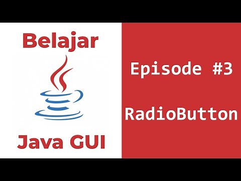 Java GUI Tutorial - How to Create a Radio Button and Display Values ​​in a Textfield
