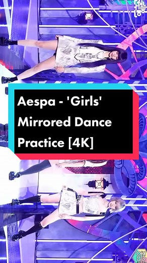 Aespa Girls Mirrored Dance Practice in 4K