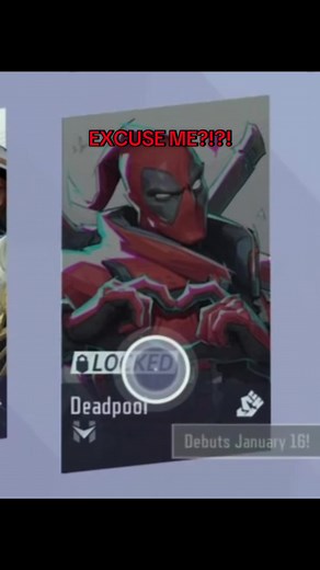 I WILL BE SAT COME JANUARY 16th. I cancelled whatever unplanned plans I have because it’s a Deadpool day 🥹🤩🥹🤩🫶🫶🫶 #marvelrivals #deadpool