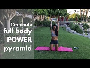 15-Minute Full Body Power Pyramid at Home Workout