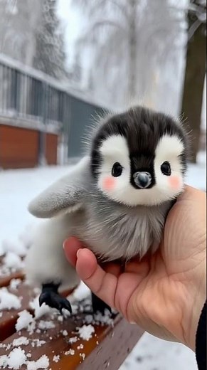 Cutest Penguin Snow Day Ever!