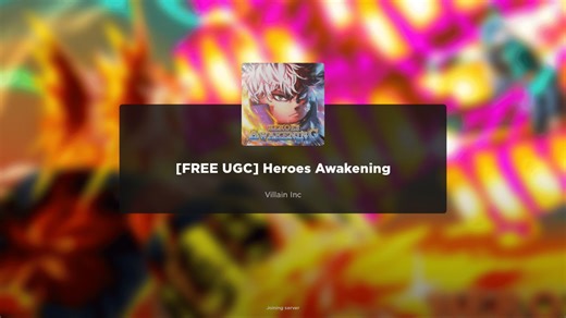 Roblox Heroes Awakening Codes
