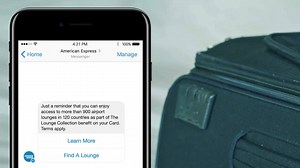 Traveling soon? Get the Amex bot for Messenger to access airport lounge reminders & more. | American Express