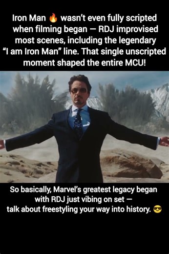 💥 I Am Iron Man — The Line That Was Never in the Script | Iron Man