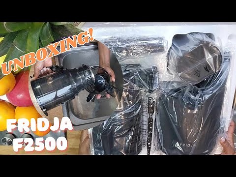 FRIDJA F2500 MASTICATING SLOW JUICER UNBOXING & REVIEW l Best Budget Juicer
