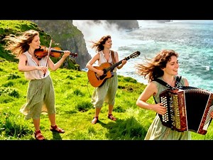 This Celtic Music Feels Like Freedom | Irish Coastal Folk & Green Landscapes