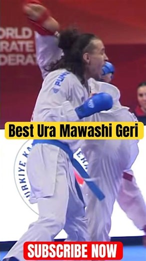 Best Ura MAWASHI Geri | #shorts #karate #short