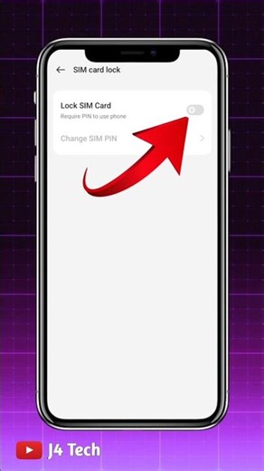 Sim Card Lock Settings | sim lock settings | what is sim card lock #youtubeshorts #settings #shorts