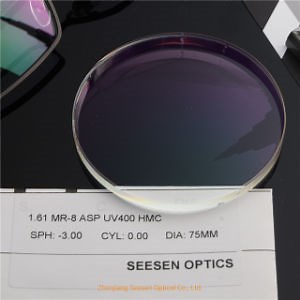[Hot Item] Crystal Lens for Eyewear1.61 Aspheric Design High Power Anti Reflective Ophthalmic Lentes