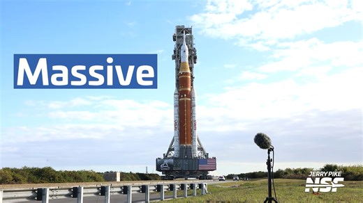 Watch NASA's massive Space Launch System (SLS) rocket and Orion spacecraft roll out to Launch Pad 39B on January 17th, 2026, in this detailed update ahead of the historic Artemis II mission — the first crewed flight to the Moon since Apollo 17 in 1972. To watch the full video on our BREAKINGspace channel, check out the link in the comments below! 👇 | NASASpaceflight.com