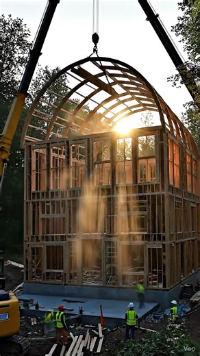 11K views · 127 reactions | Construction of the Arched Greenhouse Home | Back To Life | Facebook