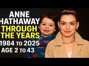 Anne Hathaway Through the Years (1984–2025) | Age 2 to 43 Transformation