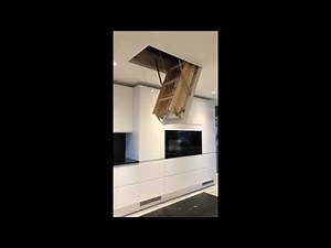 motorized attic ladder/hatch