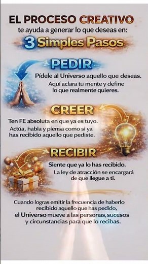 La ley de la atracción explicada en 3 pasos. #leydeatraccion #energia