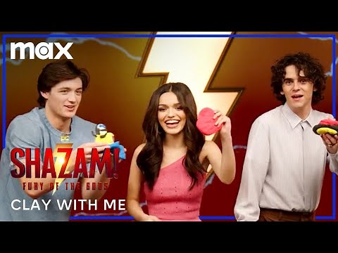 Rachel Zegler & The Cast of Shazam! Make DC Characters Out Of Clay | Shazam! Fury of the Gods | Max