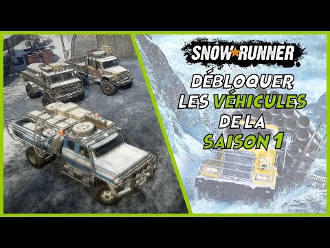 Unlock the 3 vehicles of season 1 (F750 / Actaeon / Warthog) - Snowrunner FR series X