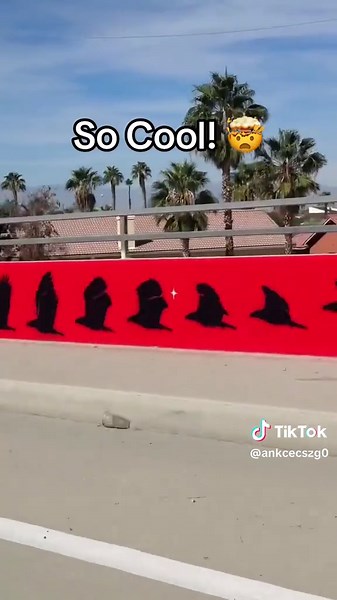 Incredible Art Animation on the Highway