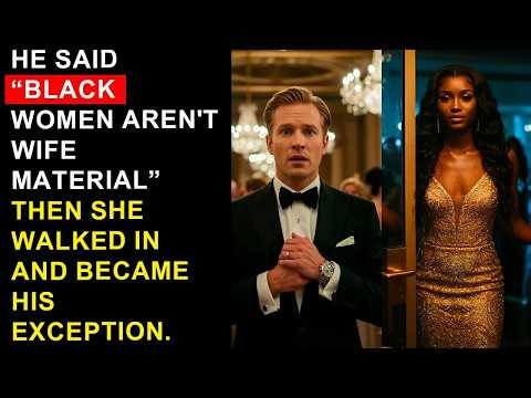 He Said “Black Women Aren't Wife Material”—Then She Walked In And Became His Exception