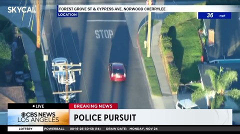 Man turns himself in after San Gabriel Valley pursuit