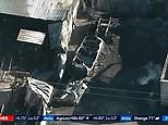 Video: Gas Tank explodes in Los Angeles injuring two women | Daily Mail Online