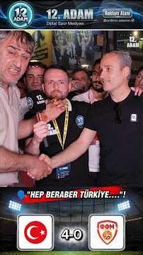 💥"ALL TOGETHER NOW, TURKEY...."❗ TURKEY 4-0 NORTH MACEDONIA MATCH INTERVIEW.#gs #fb #bjk #intervi...