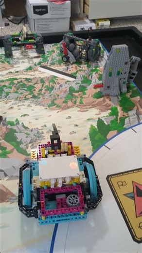 Watch Our FIRST LEGO League Robot Complete This Mission! 🤖🚀