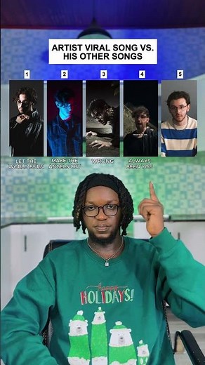 Artist Viral Song Vs. His Other Songs: Chris Grey "Let The World Burn" #shorts #music #chrisgrey