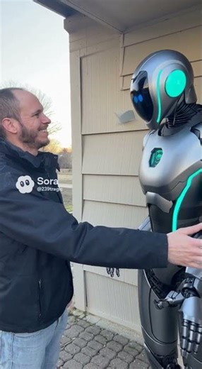 The future is NOW!🤖🦾 #trending #funny #amazing #lol #future #robot #optimus #tesla #ai #wow #cool