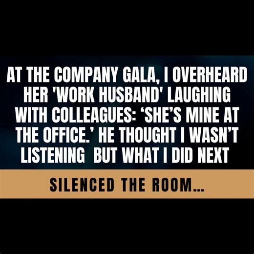 At the Company Gala, I Overheard Her Work Husband Say, She’s Basically Mine at the Office. He Thought I Wasn’t Listening—Until What I Did Next Silenced the Whole Room. | King of Reddit
