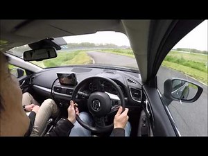 マツダ 「G-VECTORING CONTROL（ジーベクタリングコントロール、GVC）」試走（ハンドリング路）