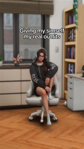 Giving my simself my real outfits #sims4